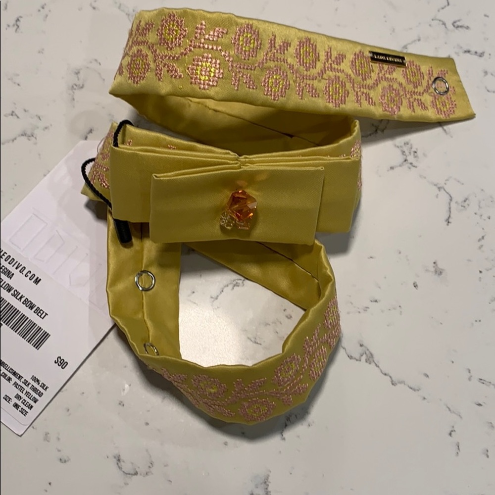 Silk embroidered belt - Picture 5 of 7